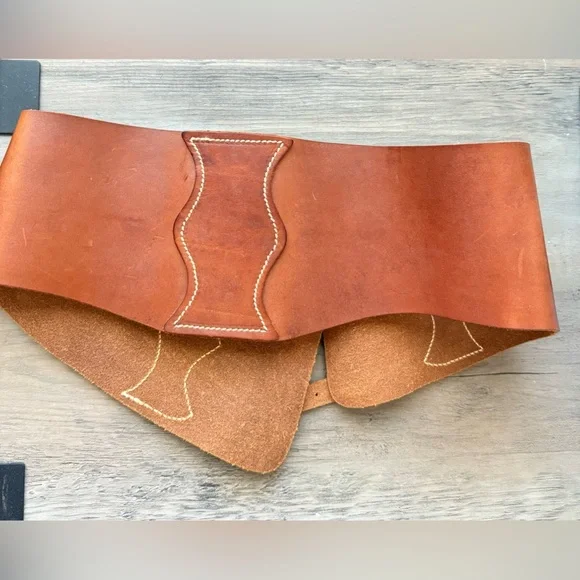 Ralph Lauren Brown Leather Belt - Picture 2 of 4